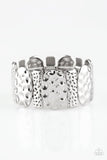 Paparazzi VINTAGE VAULT "Cave Cache" Silver Bracelet Paparazzi Jewelry