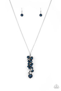 Paparazzi "Ballroom Belle" Blue Necklace & Earring Set Paparazzi Jewelry