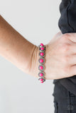 Paparazzi "Globetrotter Goals" Pink Bracelet Paparazzi Jewelry