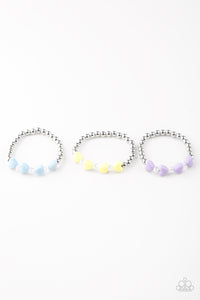 Girls Valentine Heart  Starlet Shimmer Bracelets Set of 5 Paparazzi Jewelry