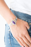 Paparazzi "Desert Sage" Purple Bracelet Paparazzi Jewelry