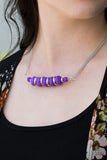 Paparazzi "On Mountain Time" Purple Necklace & Earring Set Paparazzi Jewelry