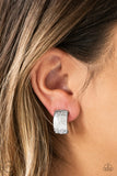Paparazzi "Cirque Du Couture" Silver Clip On Earrings Paparazzi Jewelry