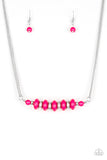 Paparazzi "On Mountain Time" Pink Necklace & Earring Set Paparazzi Jewelry