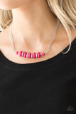 Paparazzi "On Mountain Time" Pink Necklace & Earring Set Paparazzi Jewelry