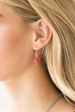 Paparazzi "On Mountain Time" Pink Necklace & Earring Set Paparazzi Jewelry