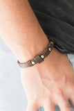 Paparazzi "Road Burner" Brown Urban Wrap Bracelet Paparazzi Jewelry