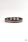 Paparazzi VINTAGE VAULT "First Class TRAVELER" Dark Brown Urban Bracelet Unisex Paparazzi Jewelry