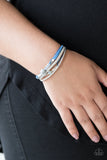 Paparazzi "Take A SPACEWALK" Blue Bracelet Paparazzi Jewelry