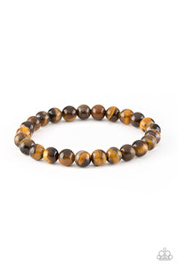 Paparazzi "Centered" Brown Urban Bracelet Unisex Paparazzi Jewelry