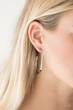 Paparazzi "Geo Edge" Silver Earrings Paparazzi Jewelry