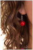 Paparazzi "Smooth Sailing" Red Necklace & Earring Set Paparazzi Jewelry