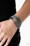 Paparazzi VINTAGE VAULT "Urban Glam" Black Bracelet Paparazzi Jewelry