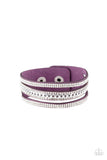 Paparazzi "Rollin in Rhinestones" Purple Wrap Bracelet Paparazzi Jewelry
