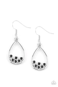 Paparazzi "Raindrop Radiance" Black Earrings Paparazzi Jewelry