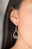 Paparazzi "Raindrop Radiance" Black Earrings Paparazzi Jewelry