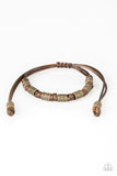 Paparazzi "Port Of Call" Dark Brown Bracelet Unisex Paparazzi Jewelry