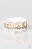 Paparazzi "Fashion Fiend" White Wrap Bracelet Paparazzi Jewelry