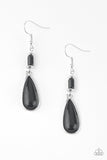 Paparazzi "Courageously Canyon" Black Earrings Paparazzi Jewelry