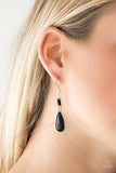 Paparazzi "Courageously Canyon" Black Earrings Paparazzi Jewelry