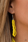 Paparazzi "The Show Must CONGO On!" Yellow Necklace & Earring Set Paparazzi Jewelry