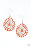 Paparazzi "City Chateau" Orange Earrings Paparazzi Jewelry