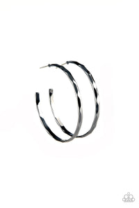 Paparazzi "Geo Edge" Black Earrings Paparazzi Jewelry