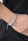 Paparazzi "Reckless Romance" Silver Bracelet Paparazzi Jewelry