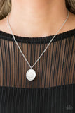 Paparazzi VINTAGE VAULT "Definitely Duchess" White Necklace & Earring Set Paparazzi Jewelry