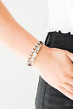 Paparazzi "Trendy Tourist" White Urban Bracelet Unisex Paparazzi Jewelry