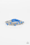 Paparazzi VINTAGE VAULT "Downright Dressy" Blue Bracelet Paparazzi Jewelry