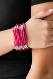 Paparazzi "Outback Odyssey" Pink Bracelet Paparazzi Jewelry