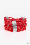 Paparazzi "Outback Odyssey" Red Bracelet Paparazzi Jewelry