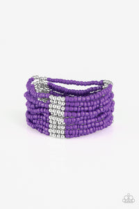 Paparazzi "Outback Odyssey" Purple Bracelet Paparazzi Jewelry
