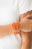 Paparazzi "Outback Odyssey" Orange Bracelet Paparazzi Jewelry