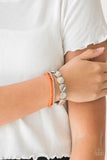 Paparazzi "Beyond The Basics" Orange Bracelet Paparazzi Jewelry