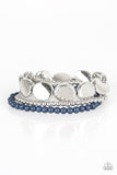 Paparazzi "Beyond The Basics" Blue Bracelet Paparazzi Jewelry