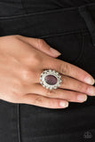 Paparazzi VINTAGE VAULT "BAROQUE The Spell" Purple Ring Paparazzi Jewelry