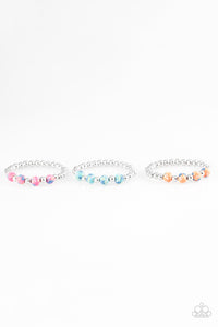 Girls Multi Floral Bead Starlet Shimmer Bracelets Set of 5 Paparazzi Jewelry