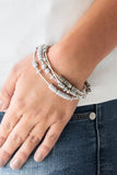Paparazzi Tribal Spunk" Silver Bracelet Paparazzi Jewelry