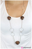 Paparazzi "Innocent and Illustrious - Brown" necklace Paparazzi Jewelry