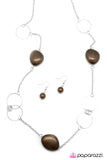 Paparazzi "Innocent and Illustrious - Brown" necklace Paparazzi Jewelry