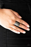 Paparazzi "Paleo Patterns" Black Ring Paparazzi Jewelry