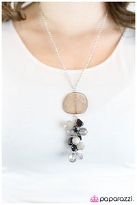 Paparazzi "All Aglow" Silver Necklace & Earring Set Paparazzi Jewelry