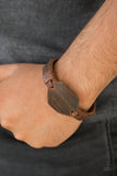 Paparazzi "Boot Camp" Brown Urban Bracelet Unisex Paparazzi Jewelry