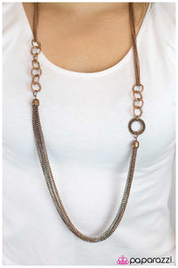 Paparazzi "The Love Connection" Copper Necklace & Earring Set Paparazzi Jewelry