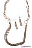 Paparazzi "The Love Connection" Copper Necklace & Earring Set Paparazzi Jewelry