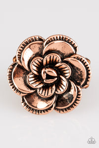 Paparazzi "FLOWERBED and Breakfast" Copper Ring Paparazzi Jewelry