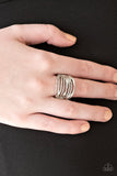 Paparazzi "Give Me Space" Silver Ring Paparazzi Jewelry