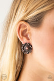 Paparazzi "Foxy Flower Gardens" Copper Clip On Earrings Paparazzi Jewelry
